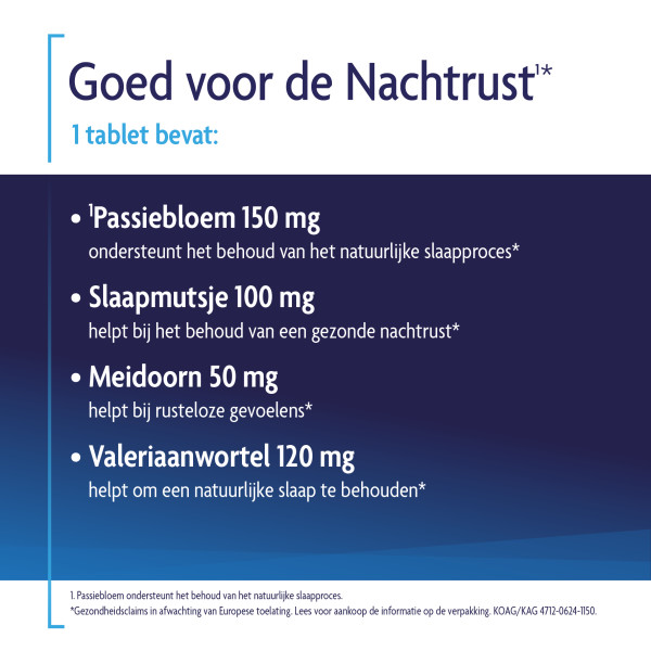Shiepz Nachtrust 8 uur (30 tabletten)