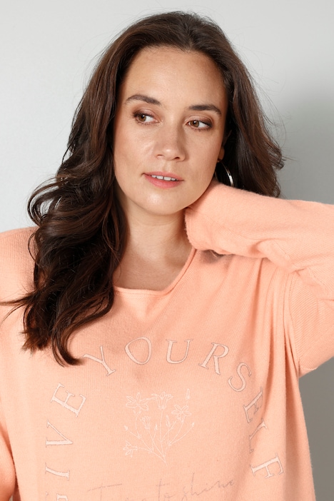 Pullover, Statement, Saum hinten länger