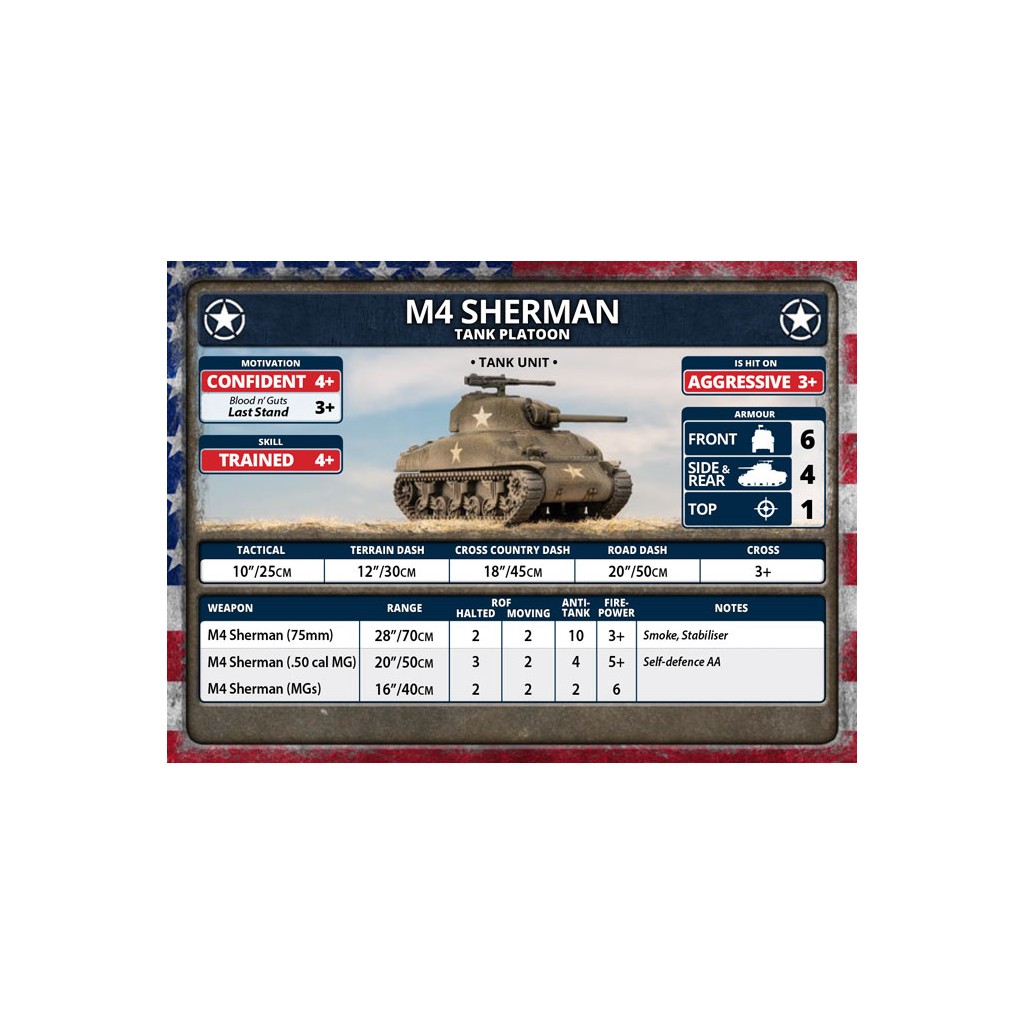 Flames of War - M4 Sherman Tank Platoon