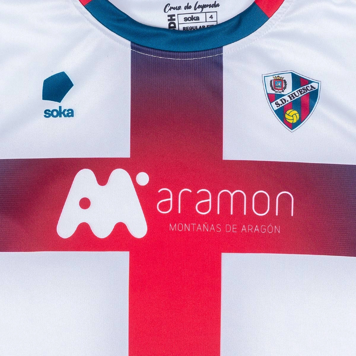 Conjunto Soka SD Huesca Segundo Equipamento Bebé 2025-2026