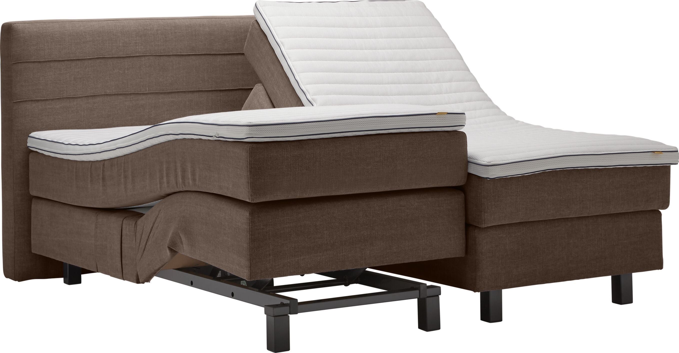 bico GOODNIGHT Boxspringbett - Braun / B: 160.0 cm x T: 200.0 cm