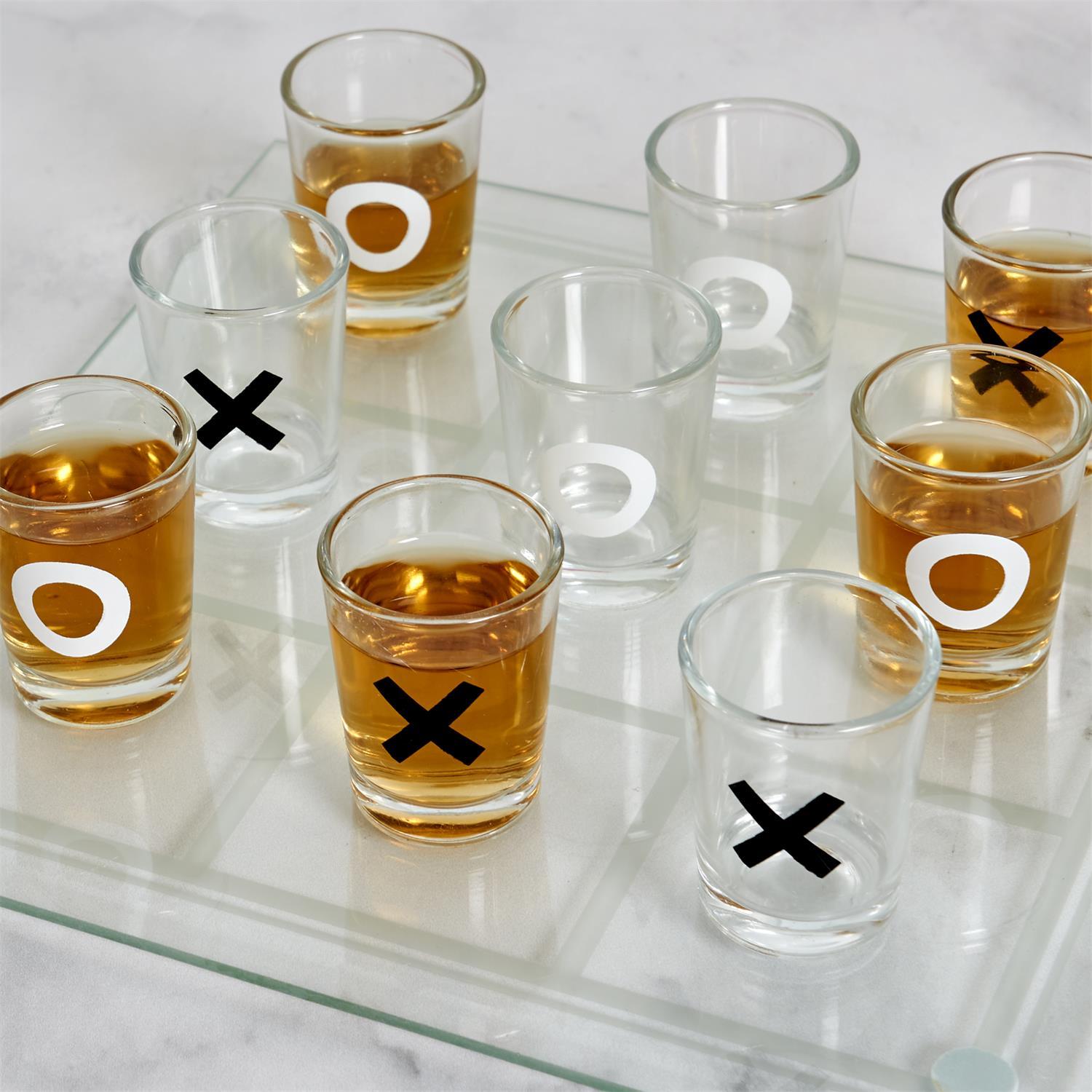JEU A BOIRE TIC TAC TOE VERRE SHOT X9 VERRES