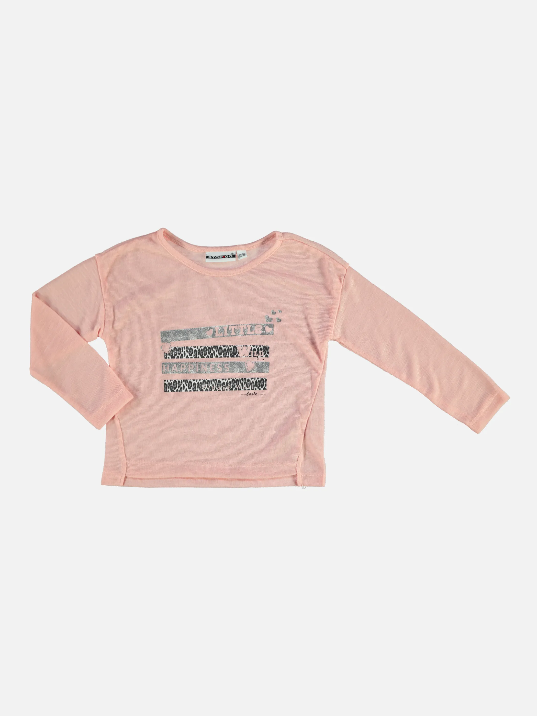 Mädchen Langarmshirt mit Glitzerprint