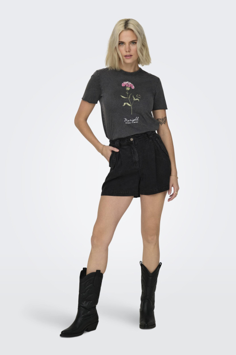 Only zwarte dames t-shirt