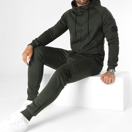 Ensemble De Survetement Cargo 0130 Vert Kaki
