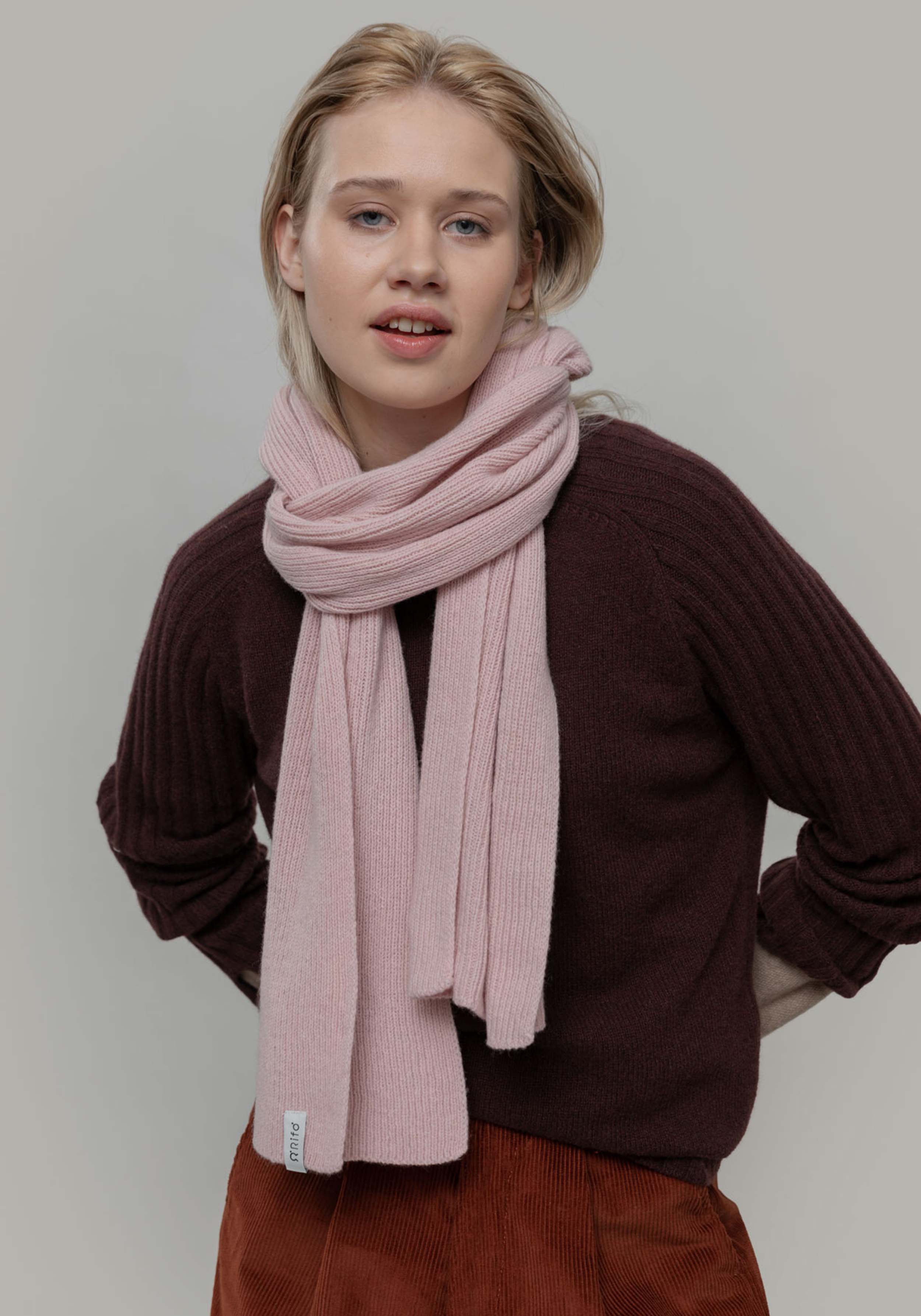 Rifo Kaschmirschal Federico Pink Blush
