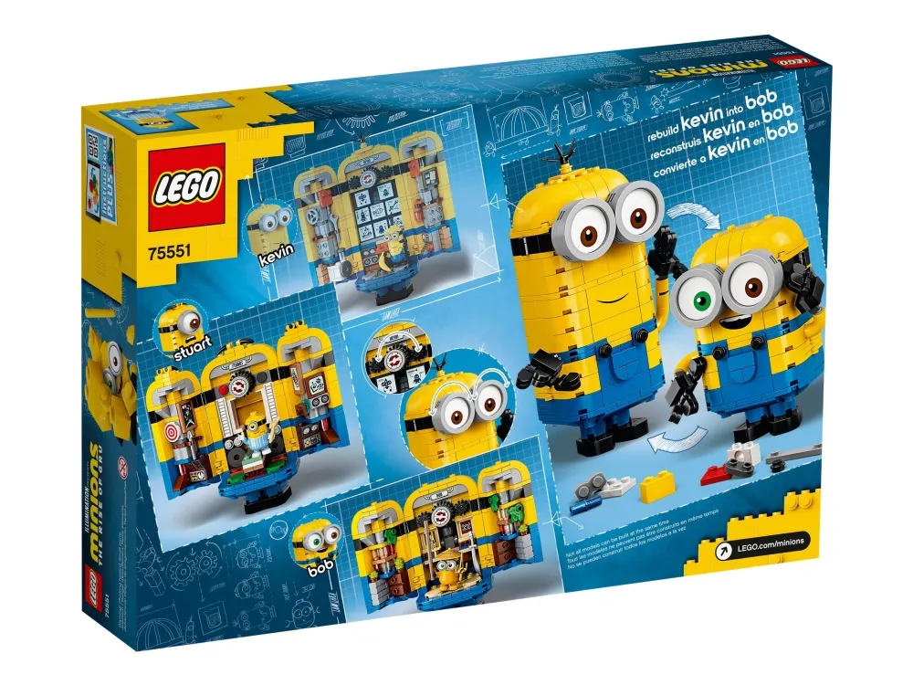 LEGO Minions 75551 Klodsbyggede Minions og deres tilholdssted