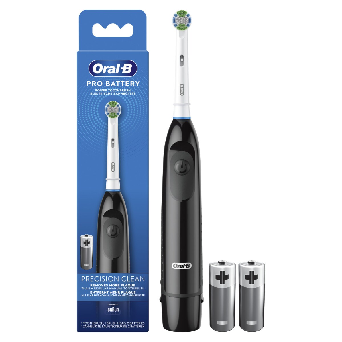 Oral-B Batteriezahnbürste Adult schwarz DB5010