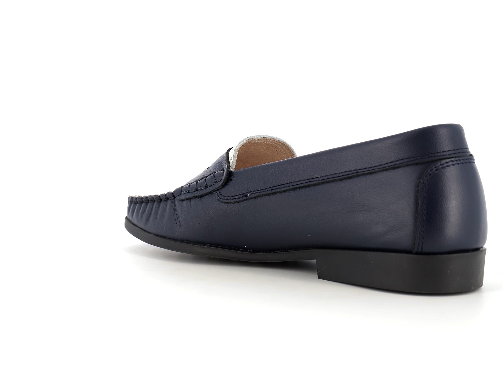 Ottilia-ASTRIA Cuir Marine-Blanc