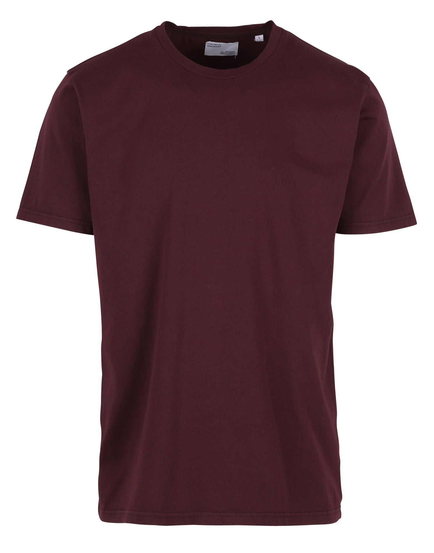 T-shirt col rond en coton biologique | Rouge