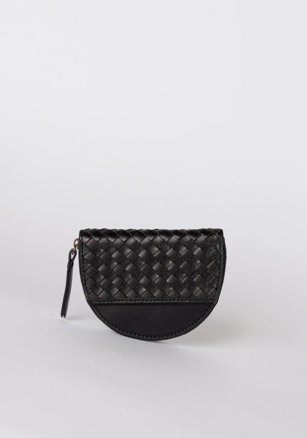 O My Bag Portemonnaie Laura Coin Purse Woven Classic Leather Black