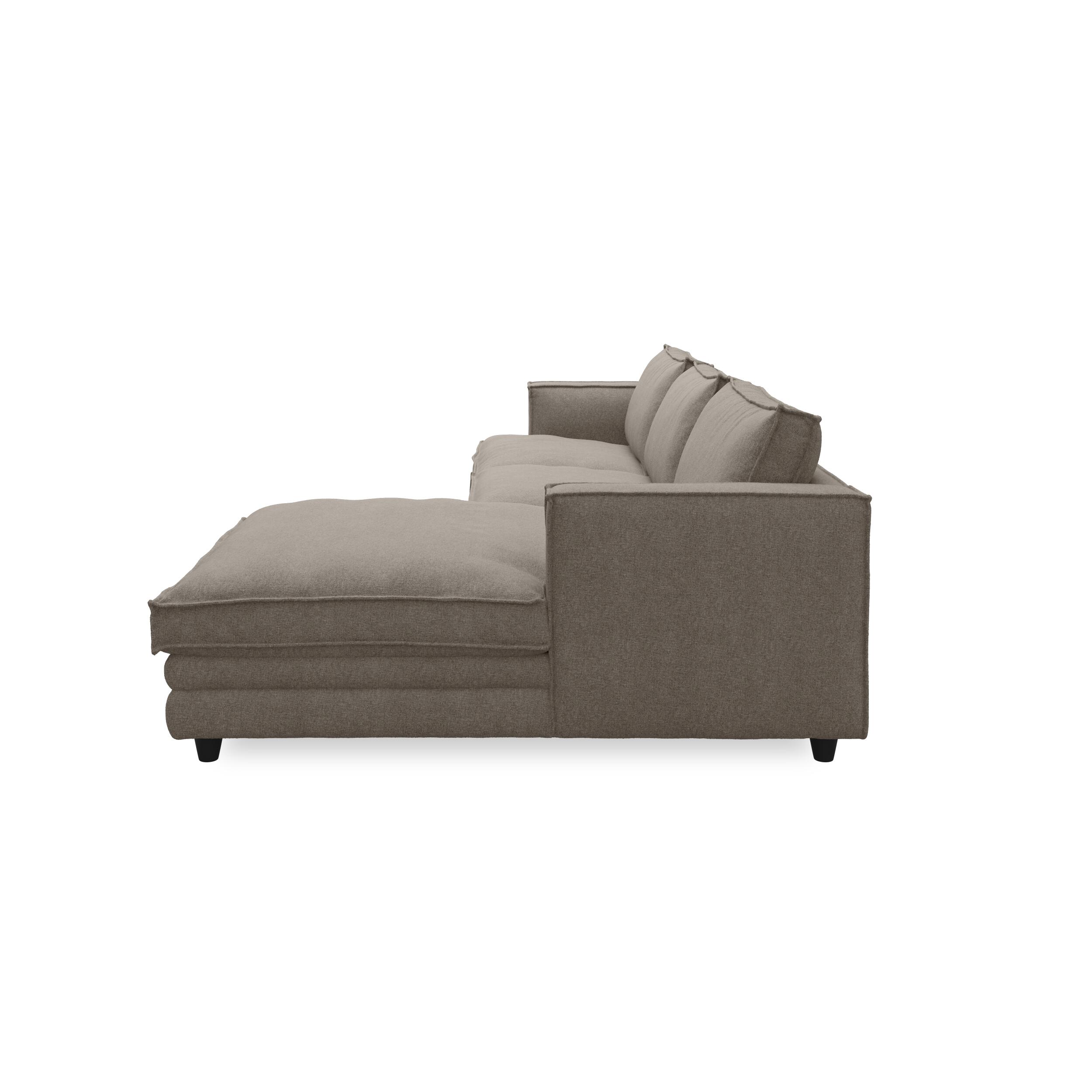 Agir højrevendt sofa med chaiselong