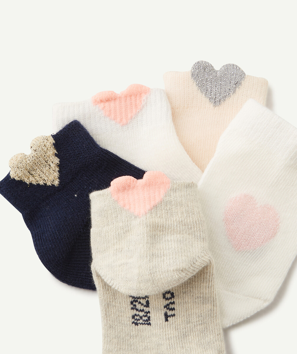 LE LOT DE 5 CHAUSSETTES BASSES UNIES COLORÉES