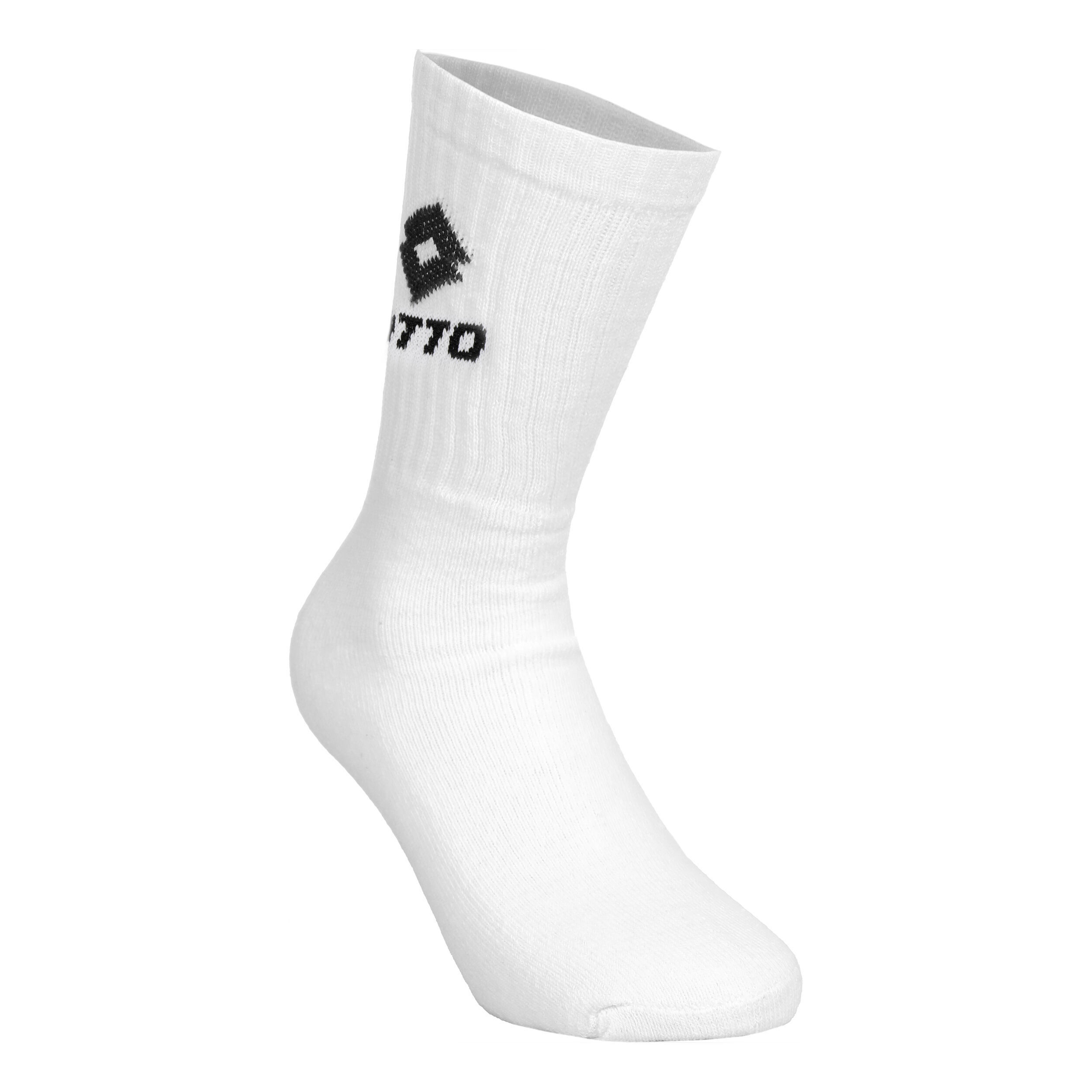 Lotto Chaussettes De Tennis Pack De 3 - Blanc