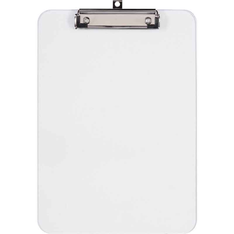 Porte-bloc A4 plastique transparent Alba 23 x 31,5 cm