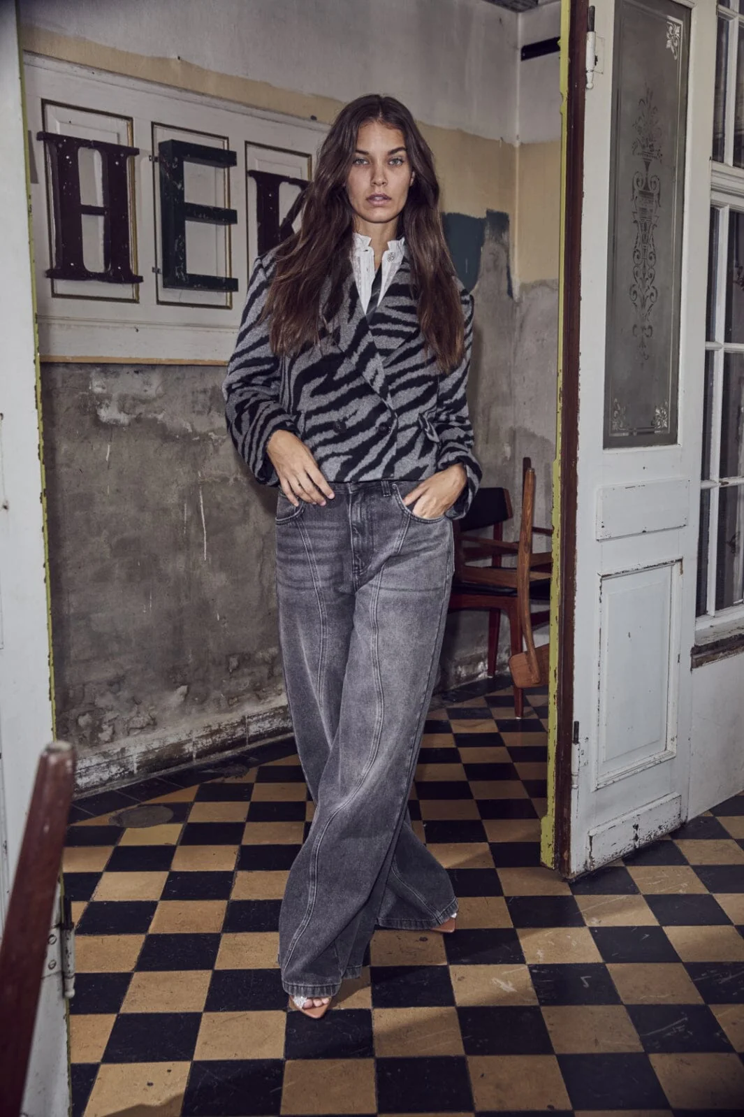 Co´Couture Zuricc Zebra Crop Jacket 30261