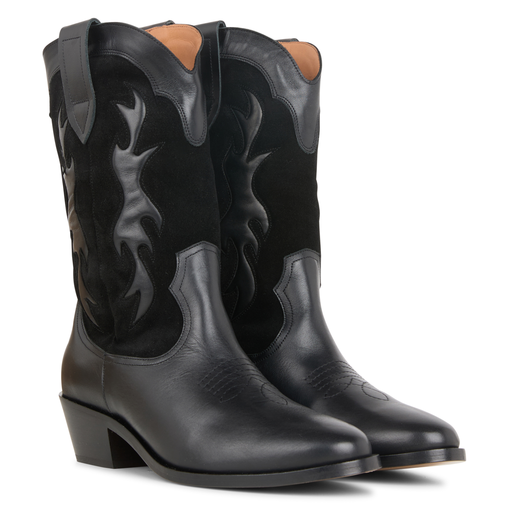 WANDA - Bottes en cuir | Noir