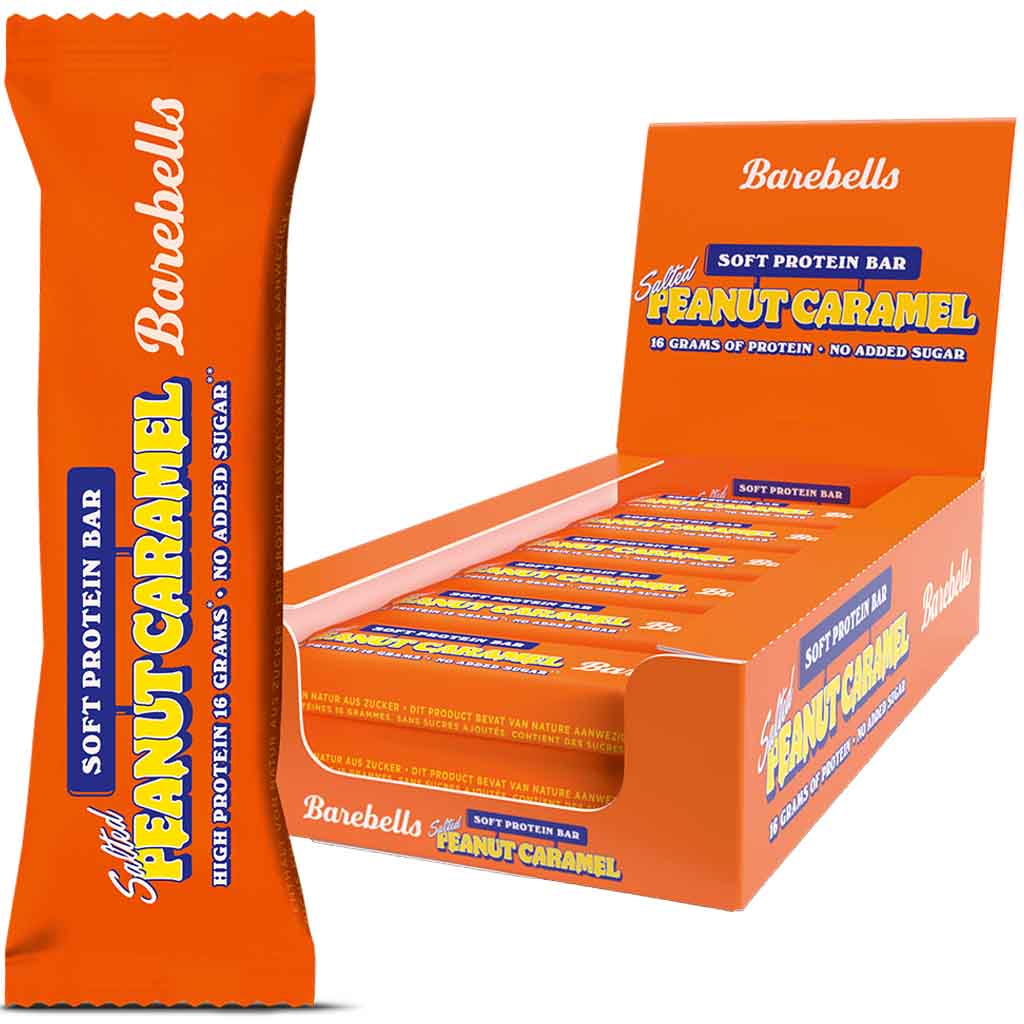 12x Barebells Soft Protein Bar Salted Peanut Caramel á 55g=660g MHD:2.9.25