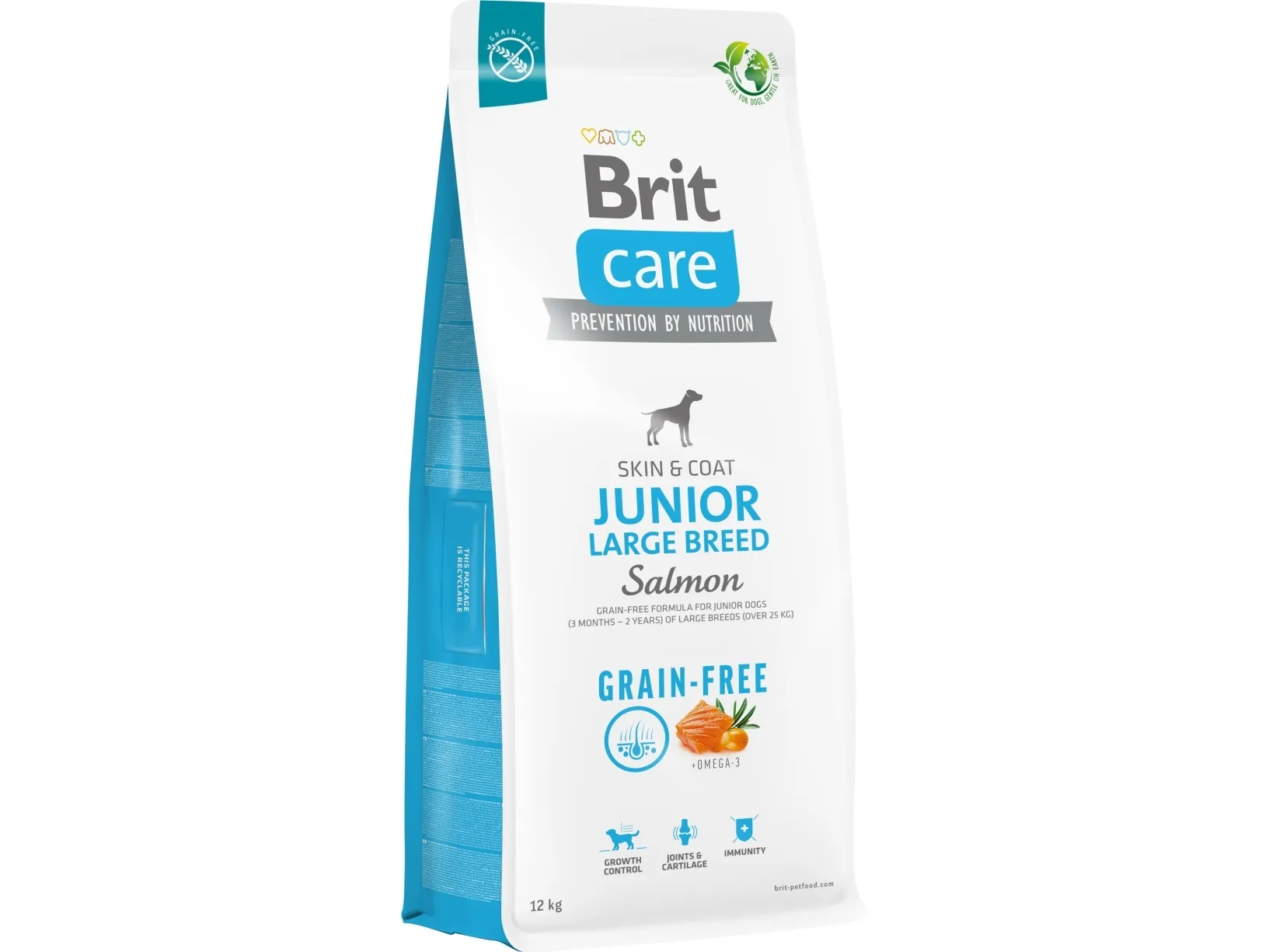 Brit Care Dog Grain-free Junior Large Breed, Salmon, 12 kg