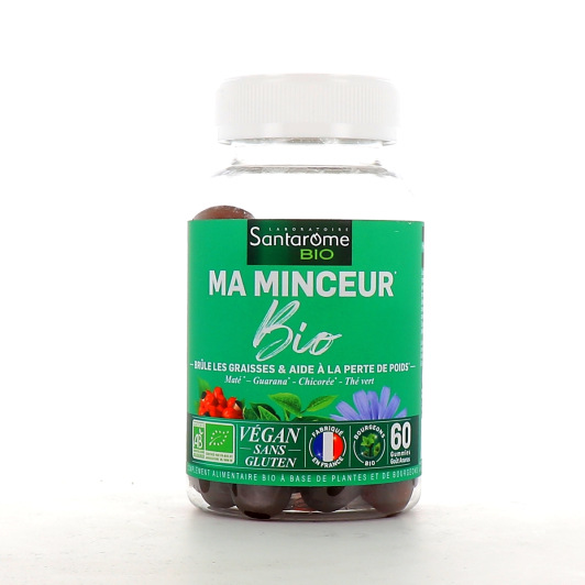 Gummies minceur Santarome Bio - Brûle graisses, perte de poids