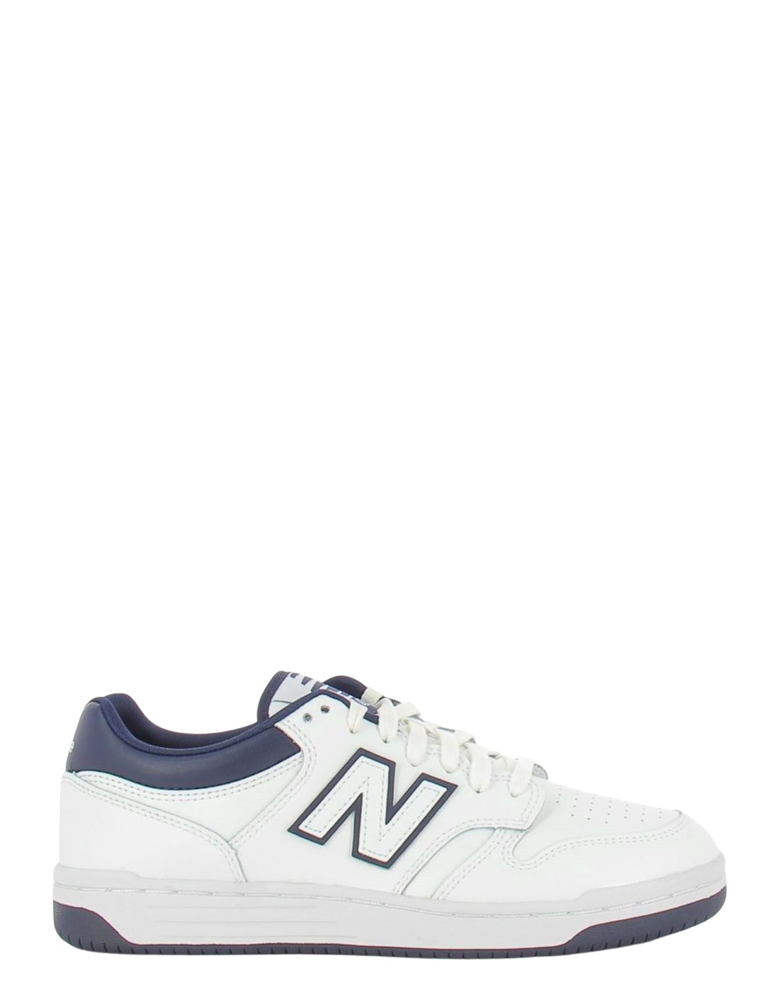 new balance Sneakers homme 480 cuir blanc/bleu