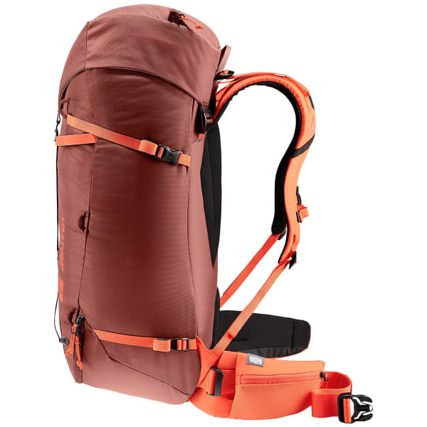 Sac à dos alpinisme DEUTER GUIDE 34+8 REDWOOD-PAPAYA