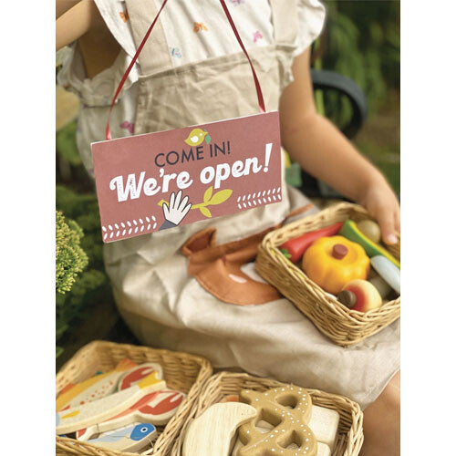 Tender leaf toys mandje met zeevruchten