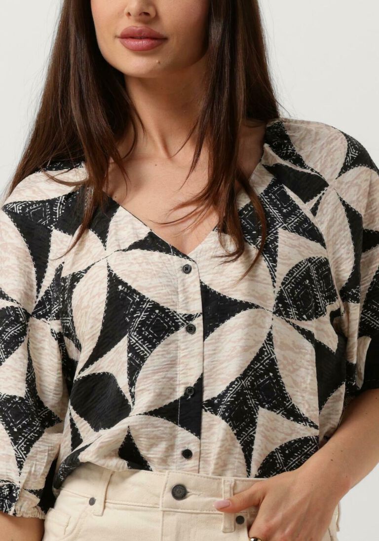 OBJECT zwarte object blouse objbettina re 2/4 top