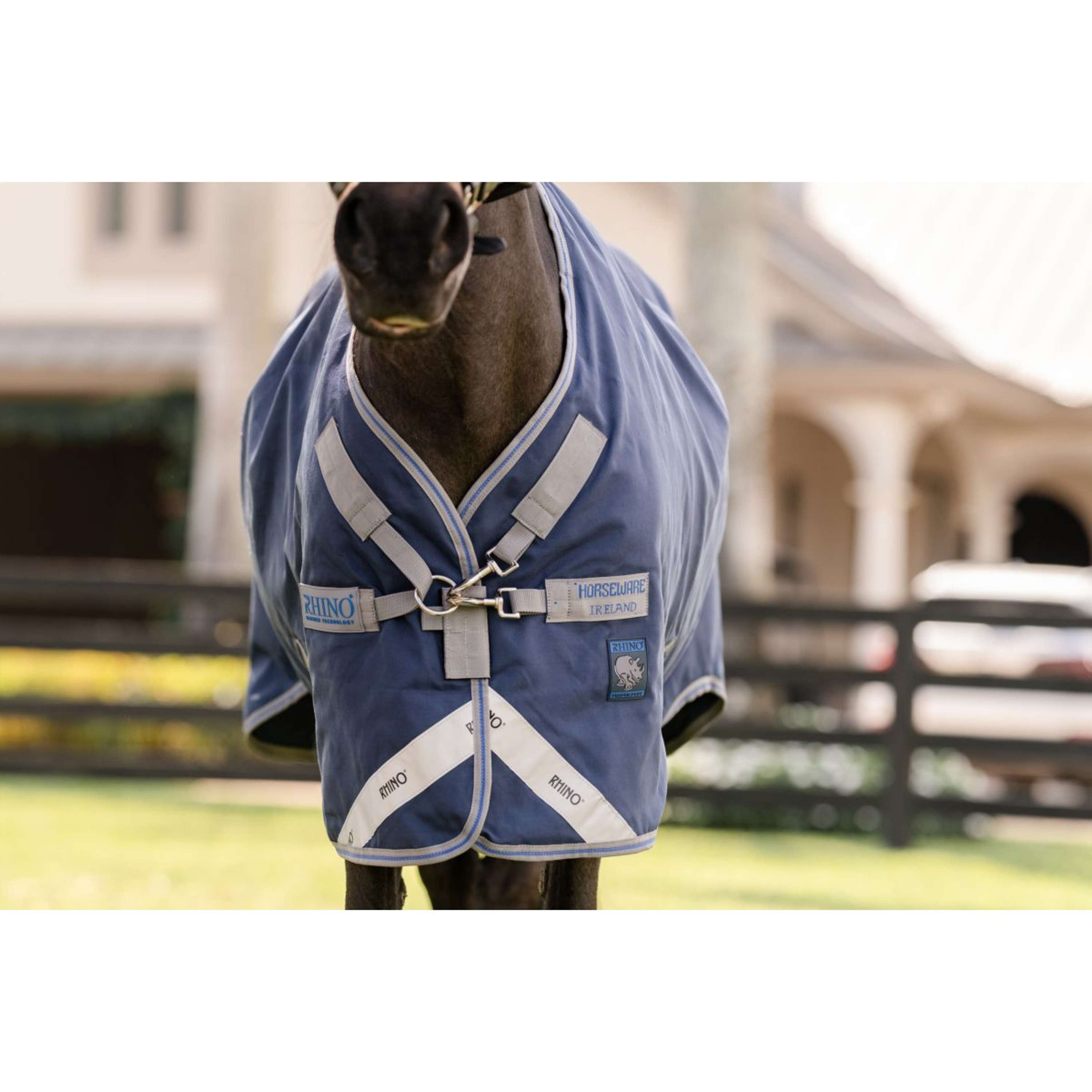 Rhino Pony Turnout 250g Varilayer Navy/Titanium Grey/Classic Blue