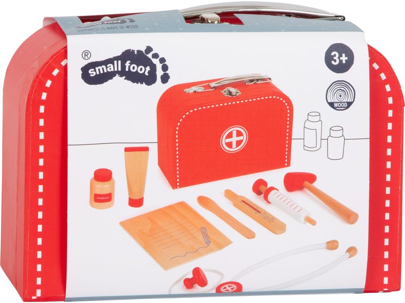 small foot Arztkoffer Spielset Spielzeug-Arztkoffer mit umfangreichem Zubehör aus Holz