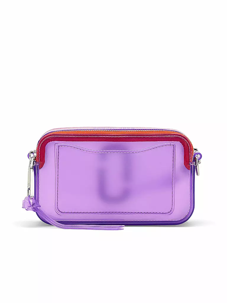 MARC JACOBS Ledertasche - Mini Bag THE SNAPSHOT  lila