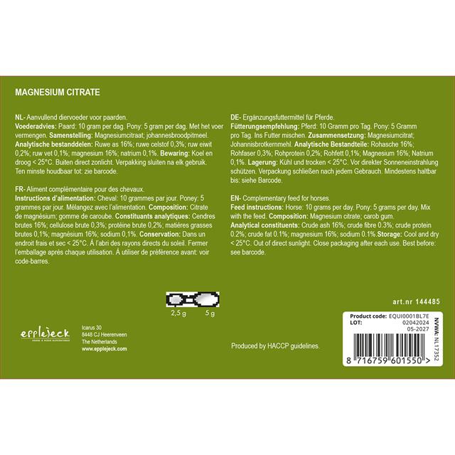 Epplejeck Magnesium Citraat