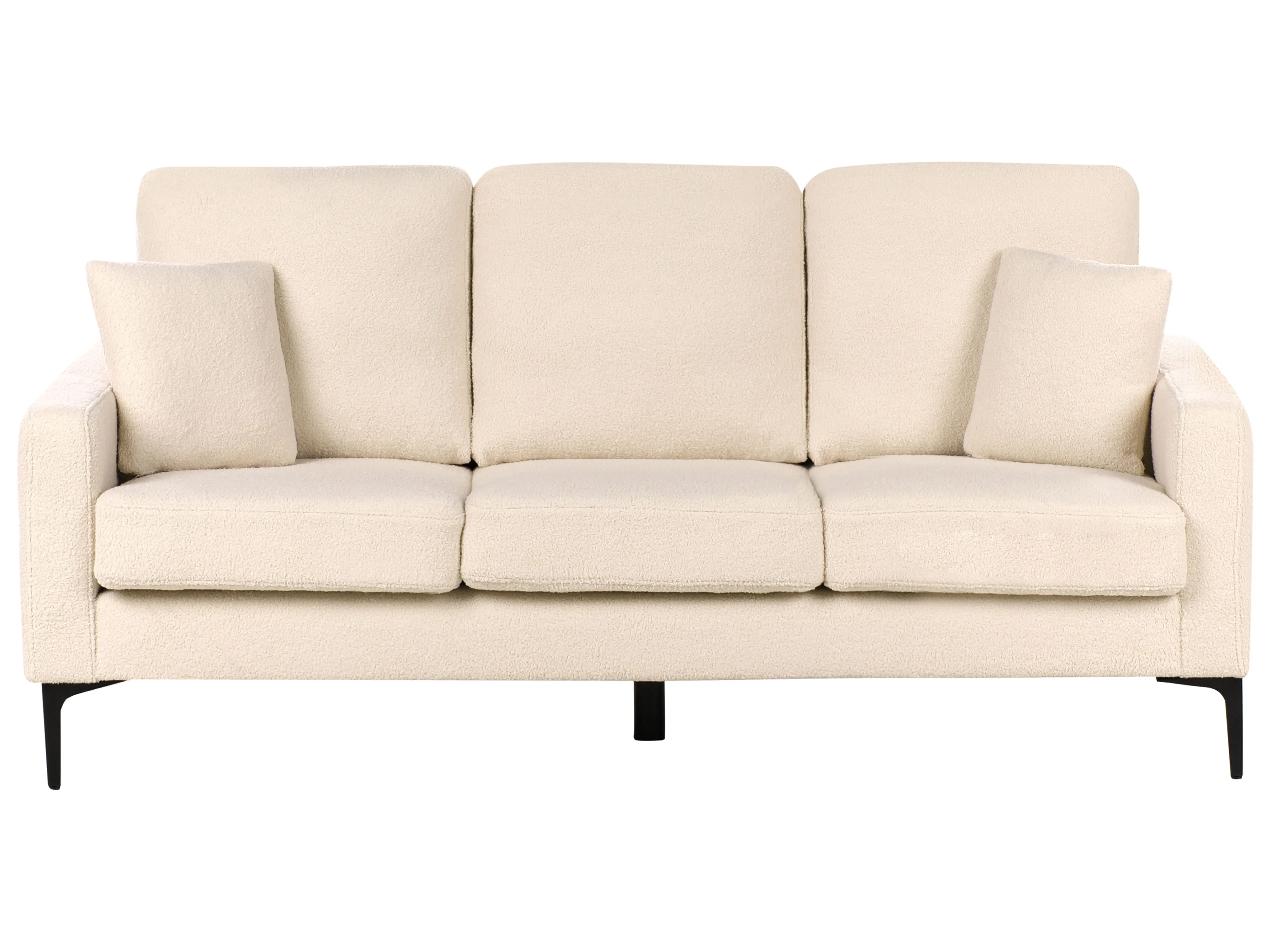 Bank 3-zits GAVLE Bouclé Beige
