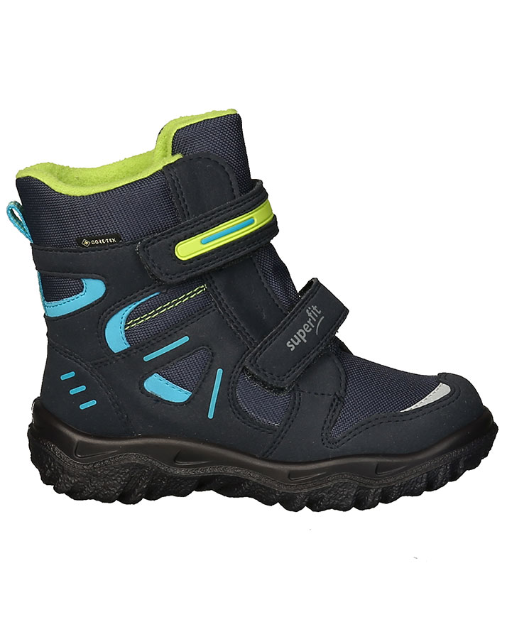 Winter-Boots HUSKY MULTI gefüttert in blau/grün