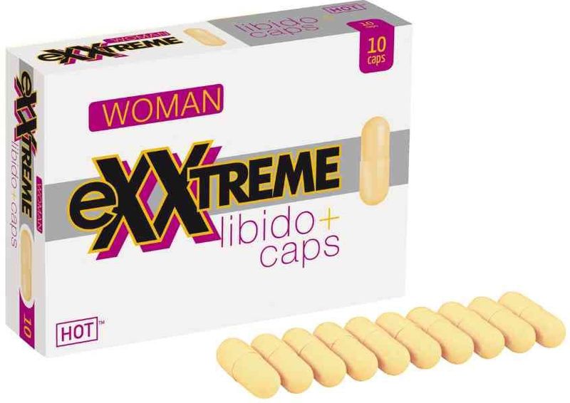 HOT - Exxtreme Libido Caps - 5 Stuks - Voedingssupplement voor Vrouwen