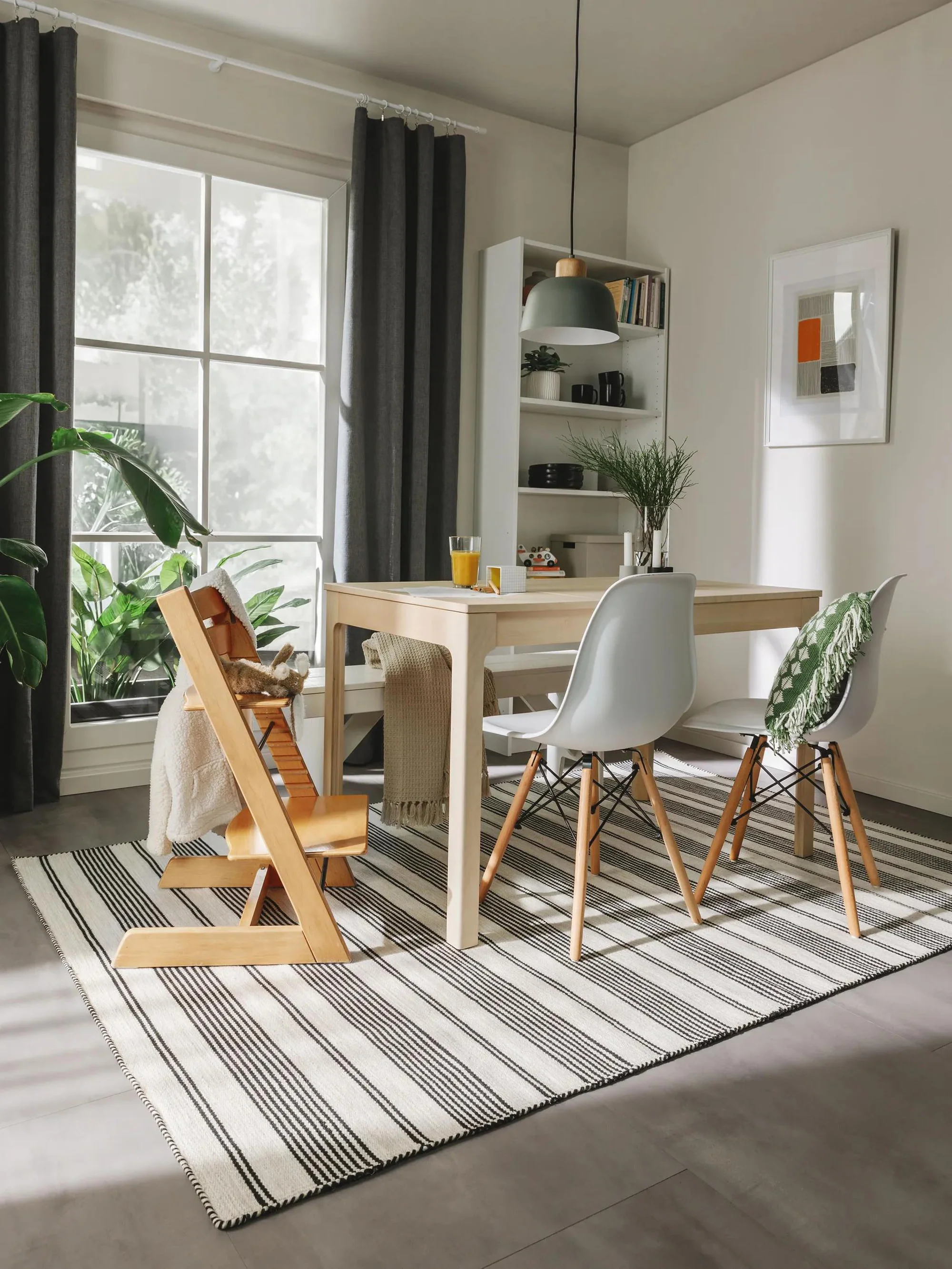 Handgeweven in- & outdoor vloerkleed Rida