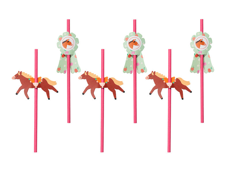 Paard Rietjes 19,5cm 6st
