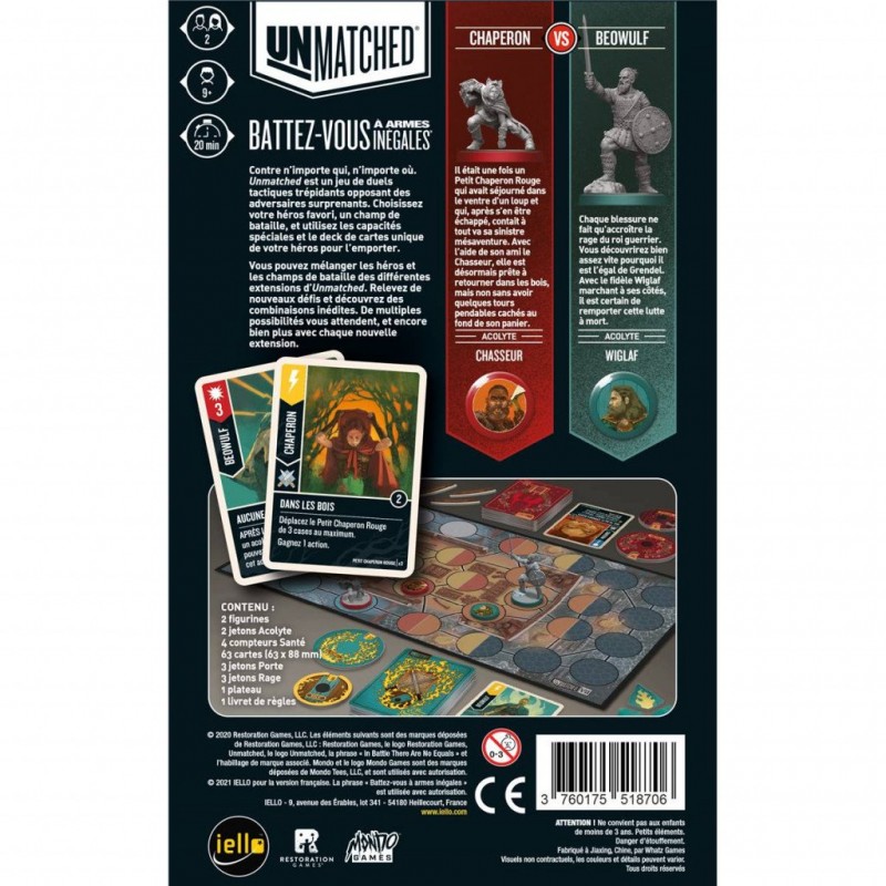 Unmatched - Petit Chaperon Rouge VS Beowulf