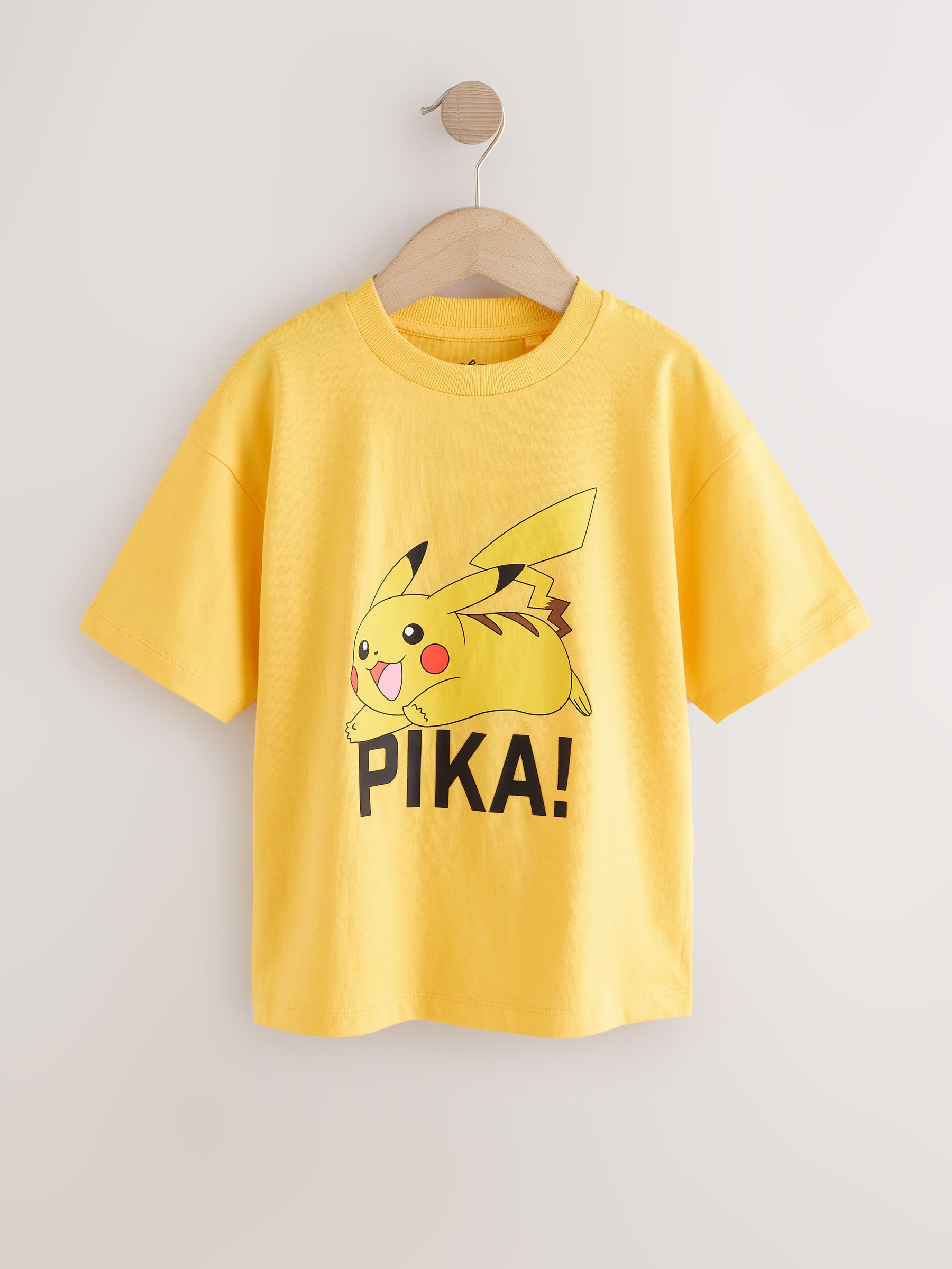 Geel - Pokémon T-shirt met korte mouwen (3-16jr)
