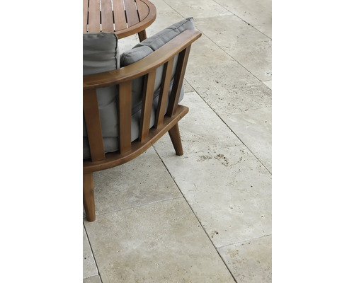 FLAIRSTONE Travertin terrastegel Bari 61 x 40,6 x 3 cm