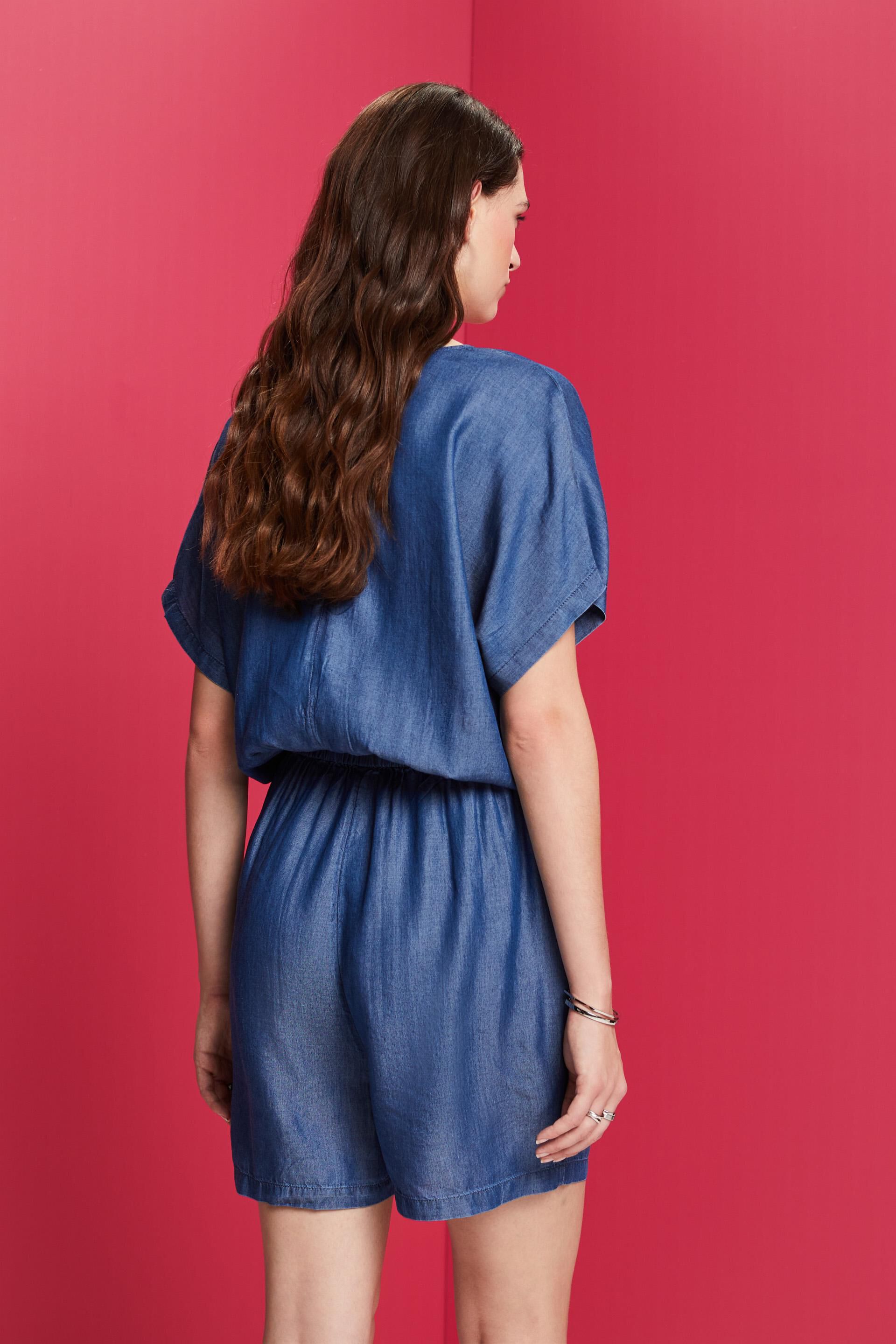 Combishort d’aspect jean, TENCEL™