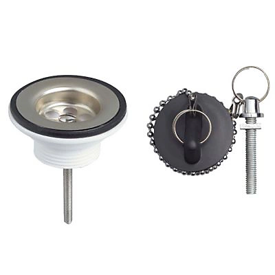 Bonde pour lavabo et bidet PVC Wirquin