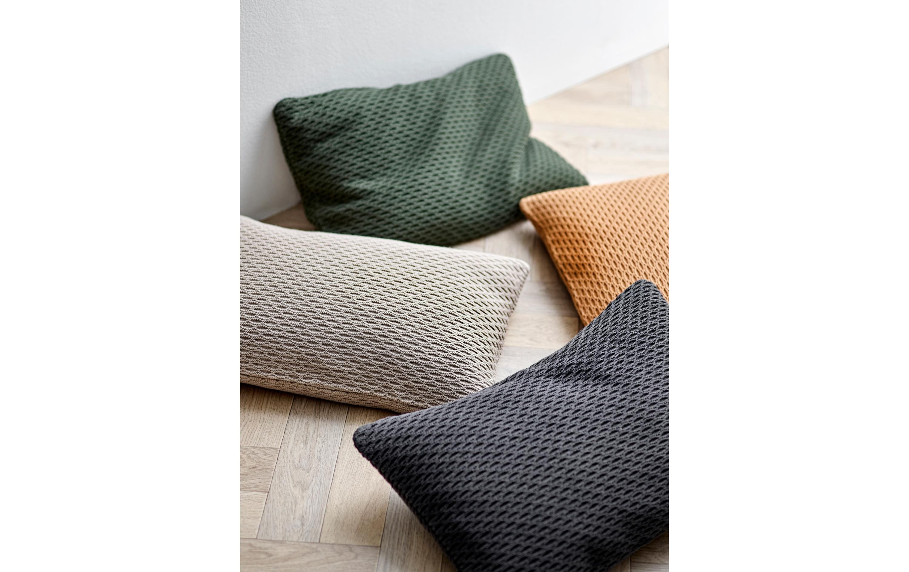 Kissen Wave Knit 40 x 60 cm, Braun/CamelWohnkissen