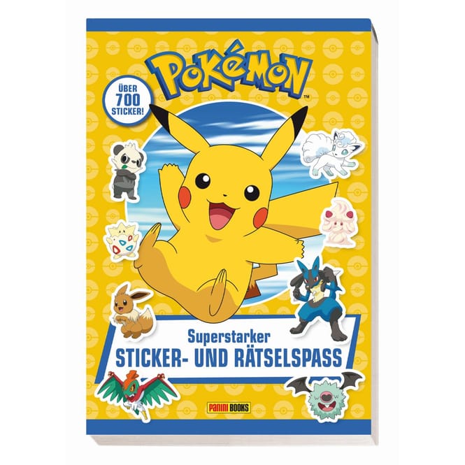 Pokèmon - Superstarker Sticker- und Rätselspass - Über 700 Sticker