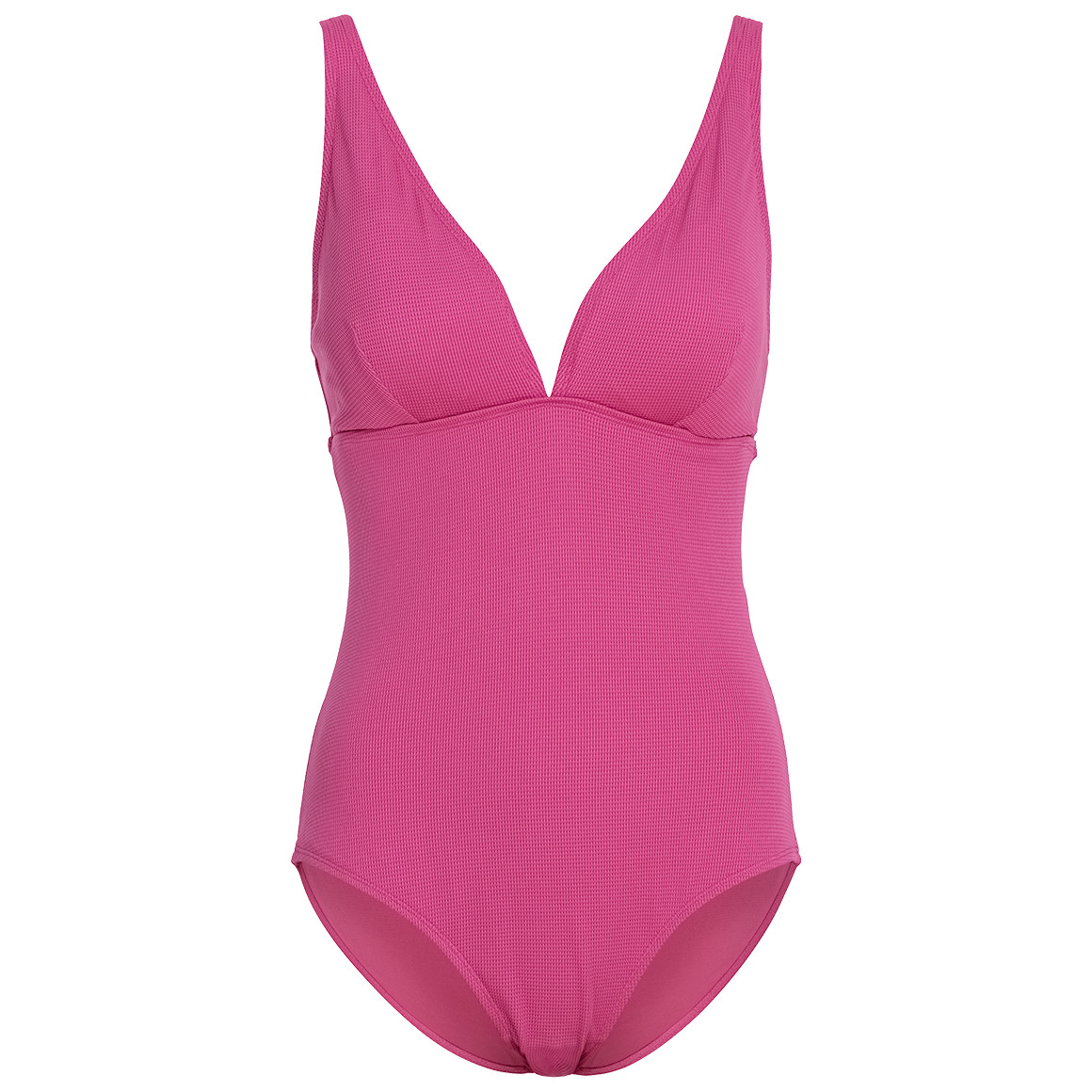 Gina Benotti Damen Shape-Badeanzug aus Strukturmaterial pink