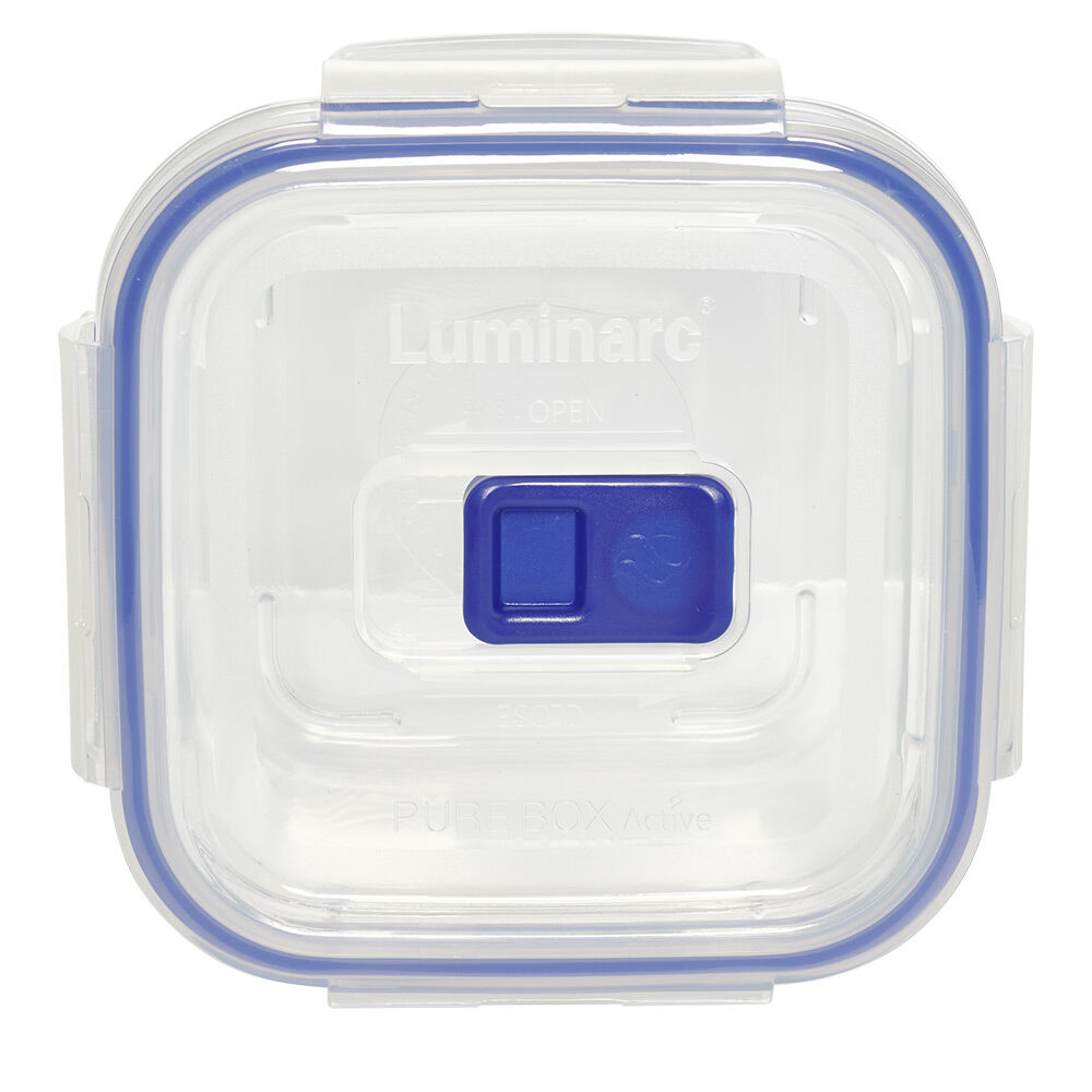 Boîte alimentaire en verre trempé transparent x3