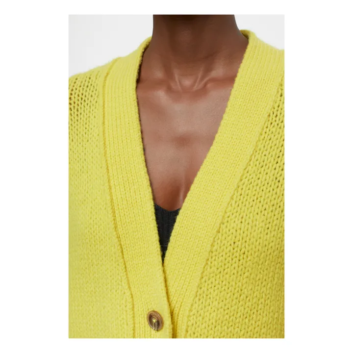Closed Cardigan Col V | Jaune