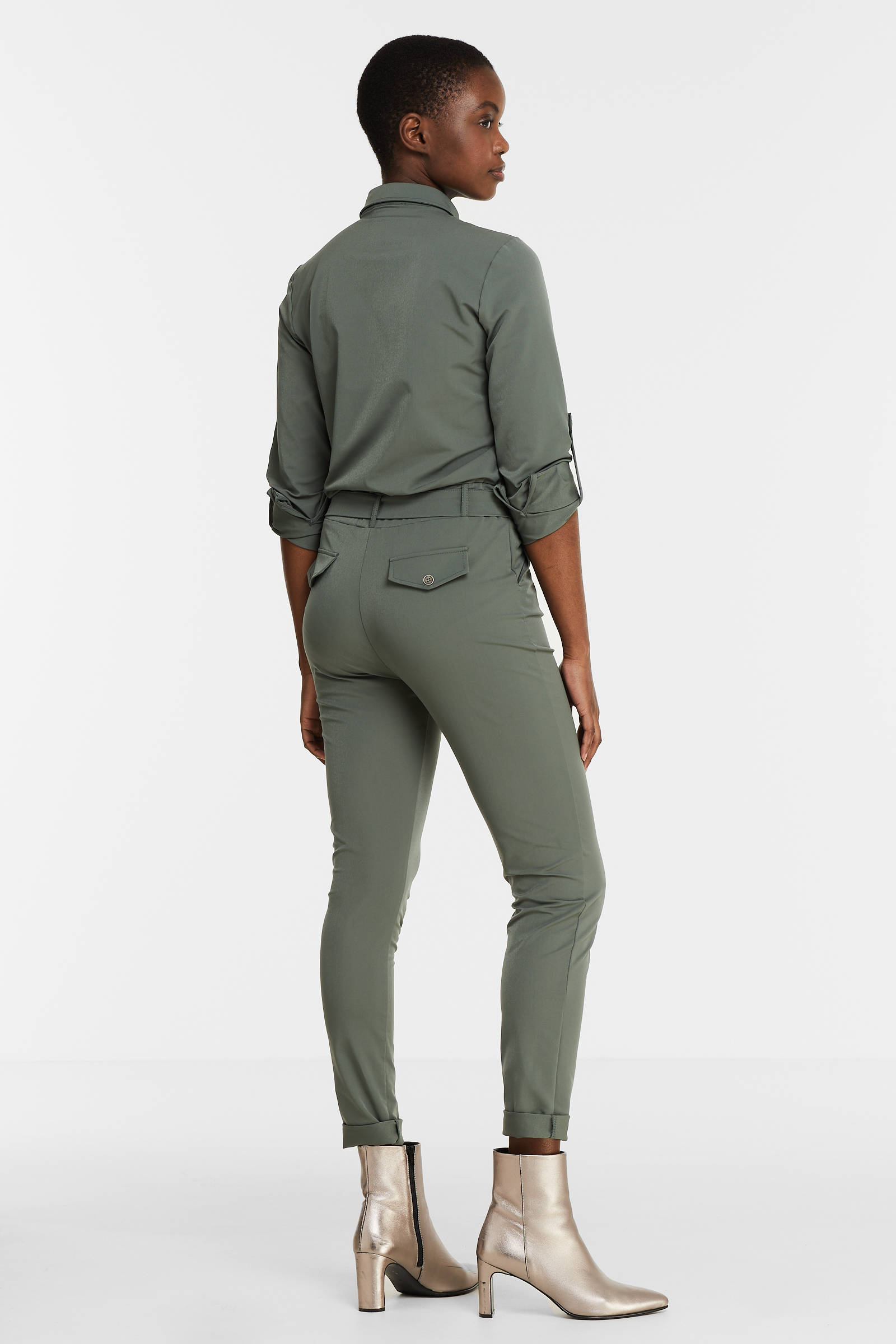 TQ-Amsterdam jumpsuit Gerda van travelstof groen