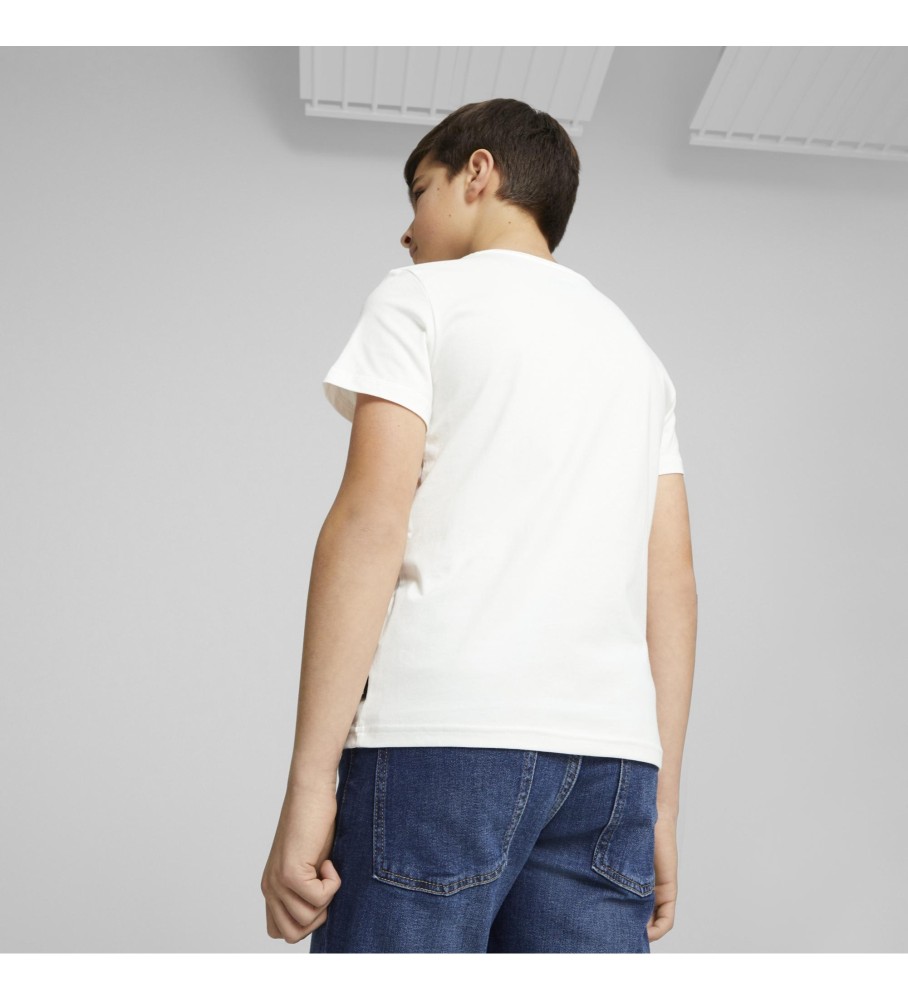 Camiseta Puma Ess+ Logolab branca