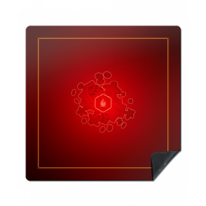Tapis : 92x92cm - Meeple Rouge